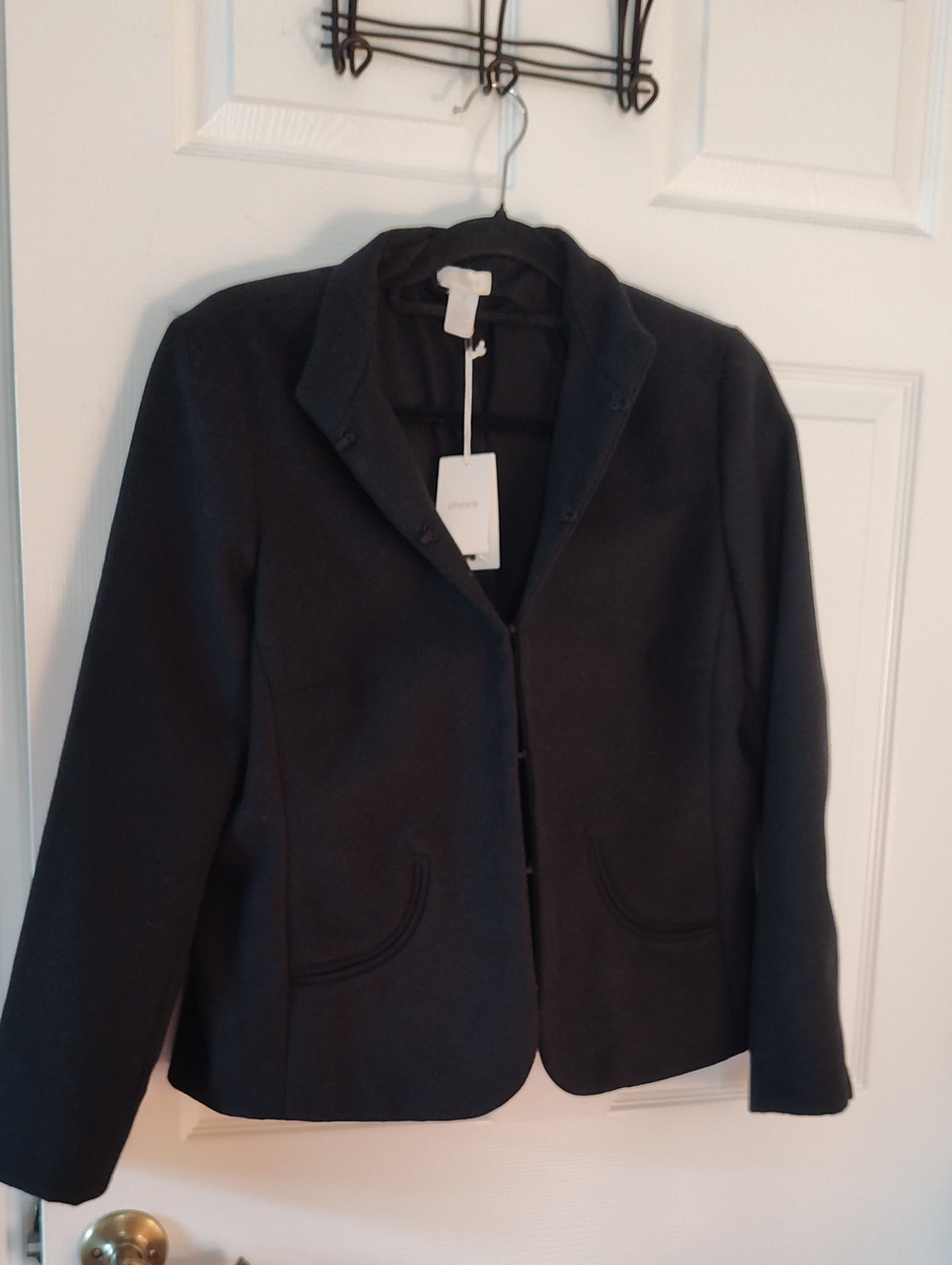 Chico's Black Tailored Blazer Jacket